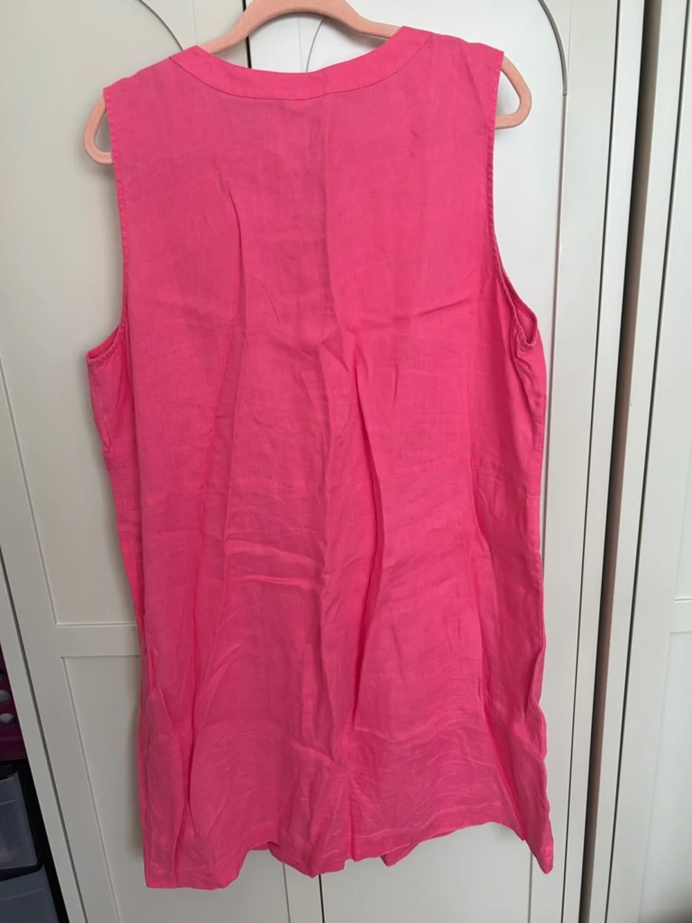 J. Jill Sleeveless Dress in Hot Pink - Picture 3 of 4